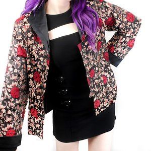 Y2K Kimono | Red & Black | Size M